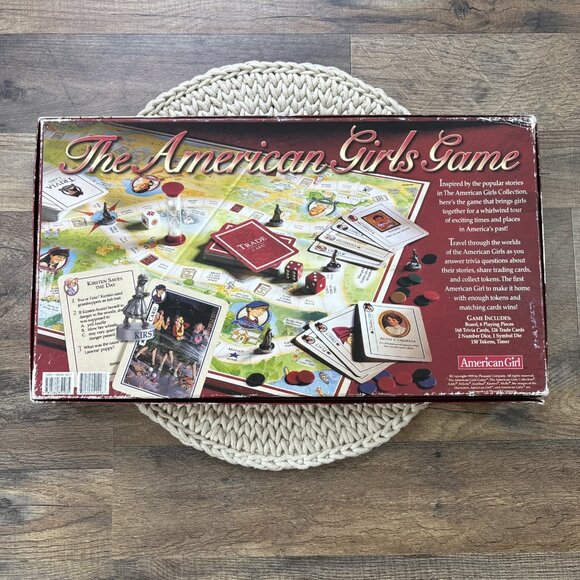 Pleasant Company American Girl Board Game Trivia Trade Trip Through Time 1999 - Picture 10 of 13